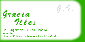 gracia illes business card