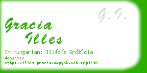 gracia illes business card